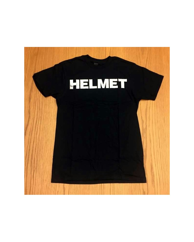 Helmet Distressed Helmet Logo T-Shirt $10.00 Shirts