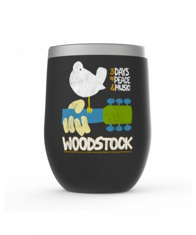 Woodstock Wine Tumbler | 3 Days Of Peace And Music Stemless Wine Tumbler $9.18 Drinkware