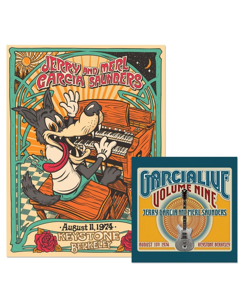 Jerry Garcia GarciaLive Volume 9: Digital Download & Poster Bundle $18.06 Decor