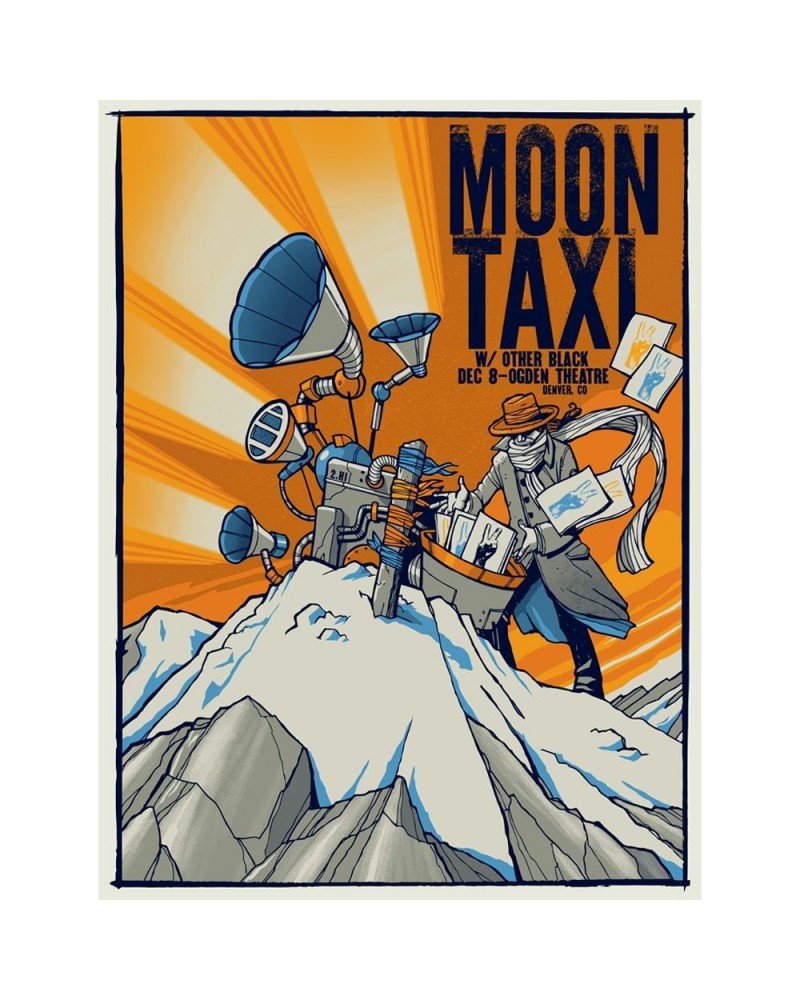 Moon Taxi 2021 DENVER POSTER $6.80 Decor