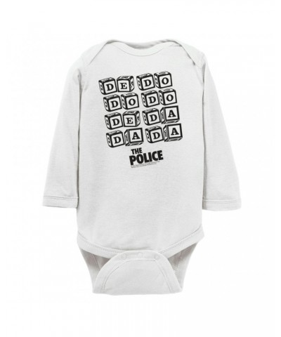 The Police Long Sleeve Bodysuit | De Do Do Do Building Blocks Bodysuit $11.42 Shirts