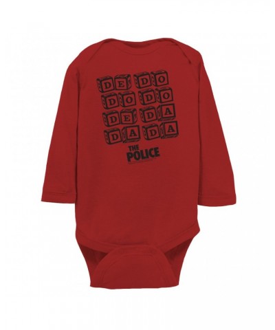 The Police Long Sleeve Bodysuit | De Do Do Do Building Blocks Bodysuit $11.42 Shirts