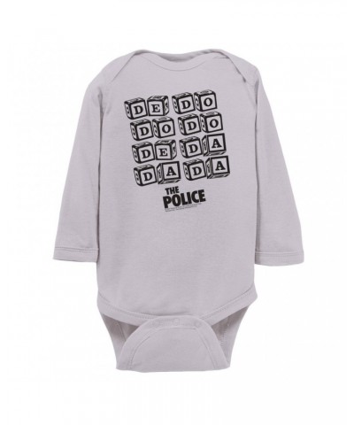 The Police Long Sleeve Bodysuit | De Do Do Do Building Blocks Bodysuit $11.42 Shirts