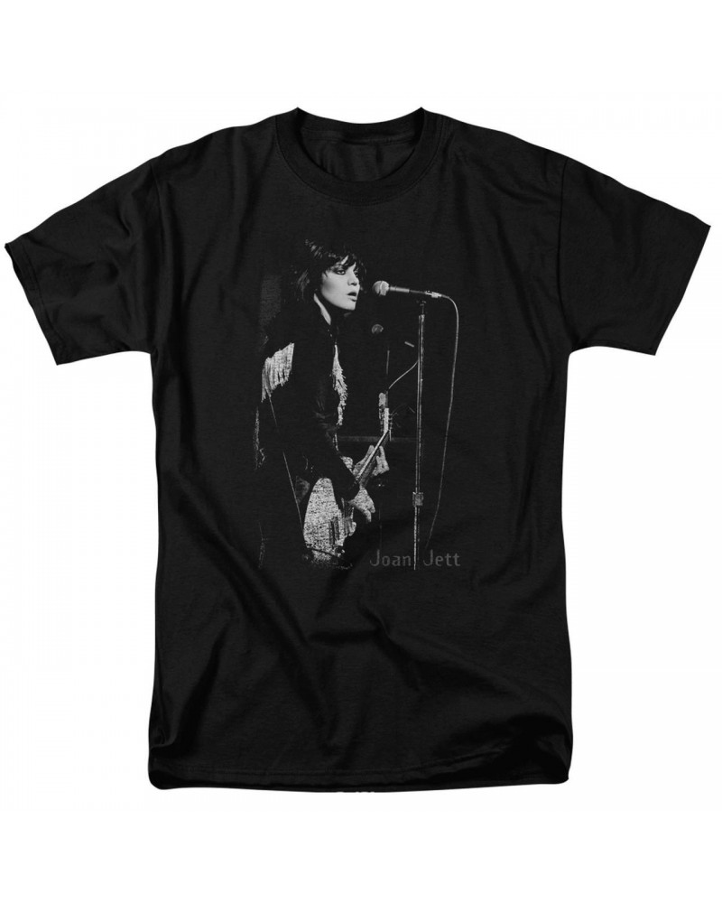 Joan Jett & the Blackhearts Shirt | ON THE MIC T Shirt $9.80 Shirts