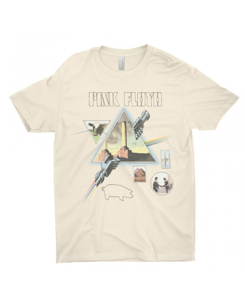 Pink Floyd T-Shirt | Album Art Collage Design Shirt $11.73 Shirts