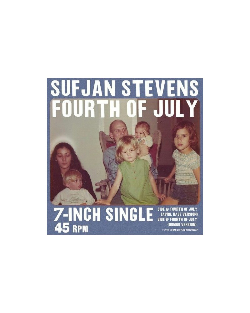 Sufjan Stevens FOURTH OF JULY - RED Vinyl Record $3.60 Vinyl