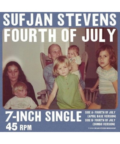 Sufjan Stevens FOURTH OF JULY - RED Vinyl Record $3.60 Vinyl