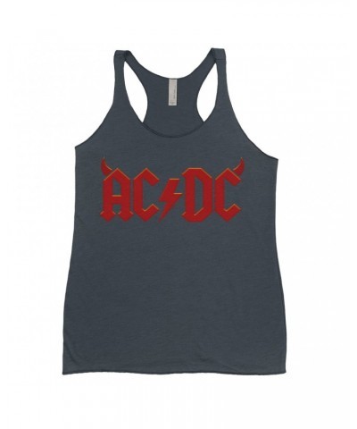 AC/DC Ladies' Tank Top | Horn Logo Shirt $12.74 Shirts