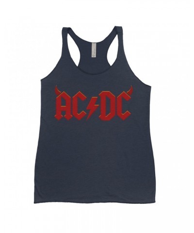 AC/DC Ladies' Tank Top | Horn Logo Shirt $12.74 Shirts