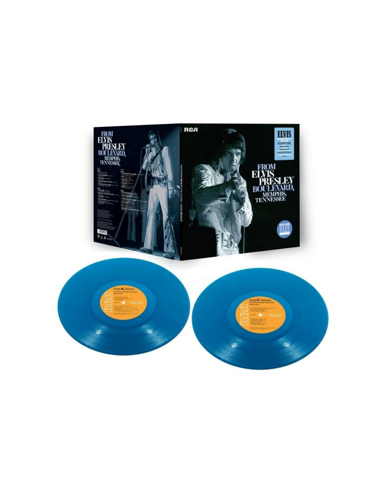 Elvis Presley From Elvis Presley Boulevard Limited 2 LP Blue Vinyl Edition $18.68 Vinyl