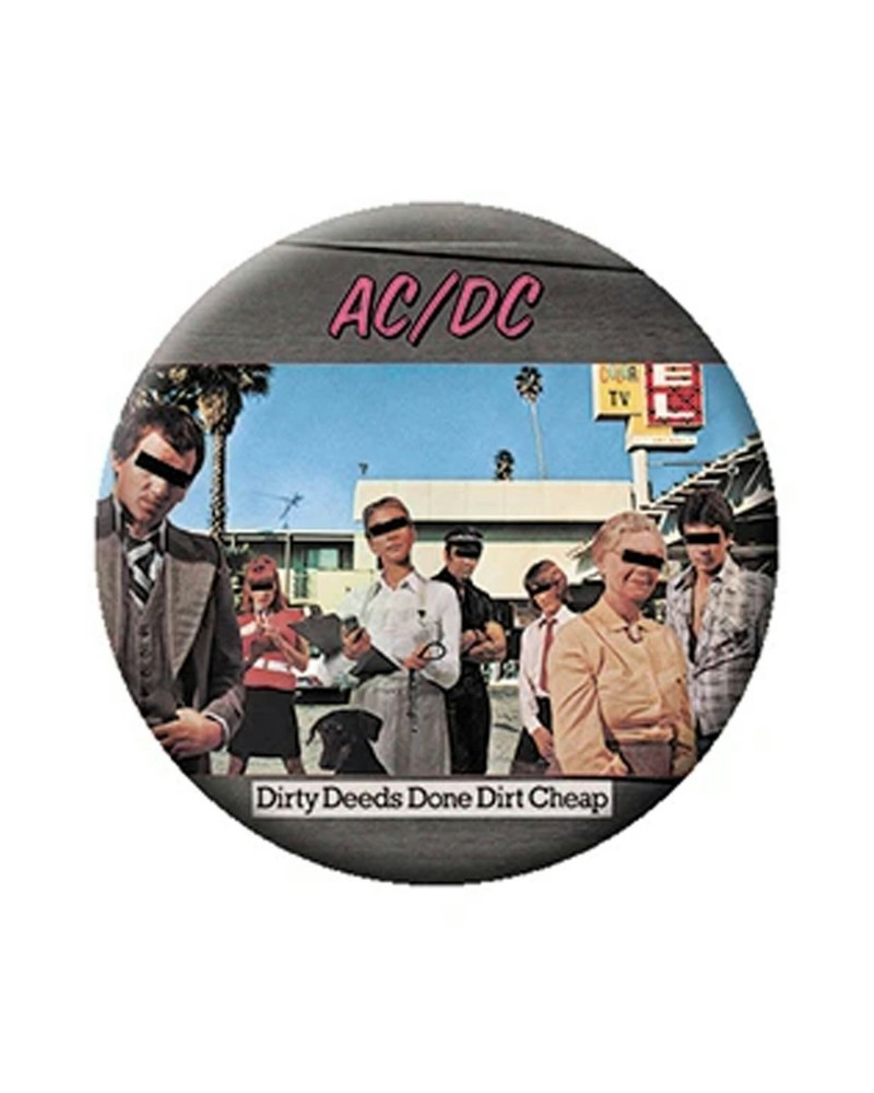 AC/DC Dirty Deeds 1.25" Button $0.50 Accessories