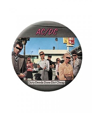 AC/DC Dirty Deeds 1.25" Button $0.50 Accessories