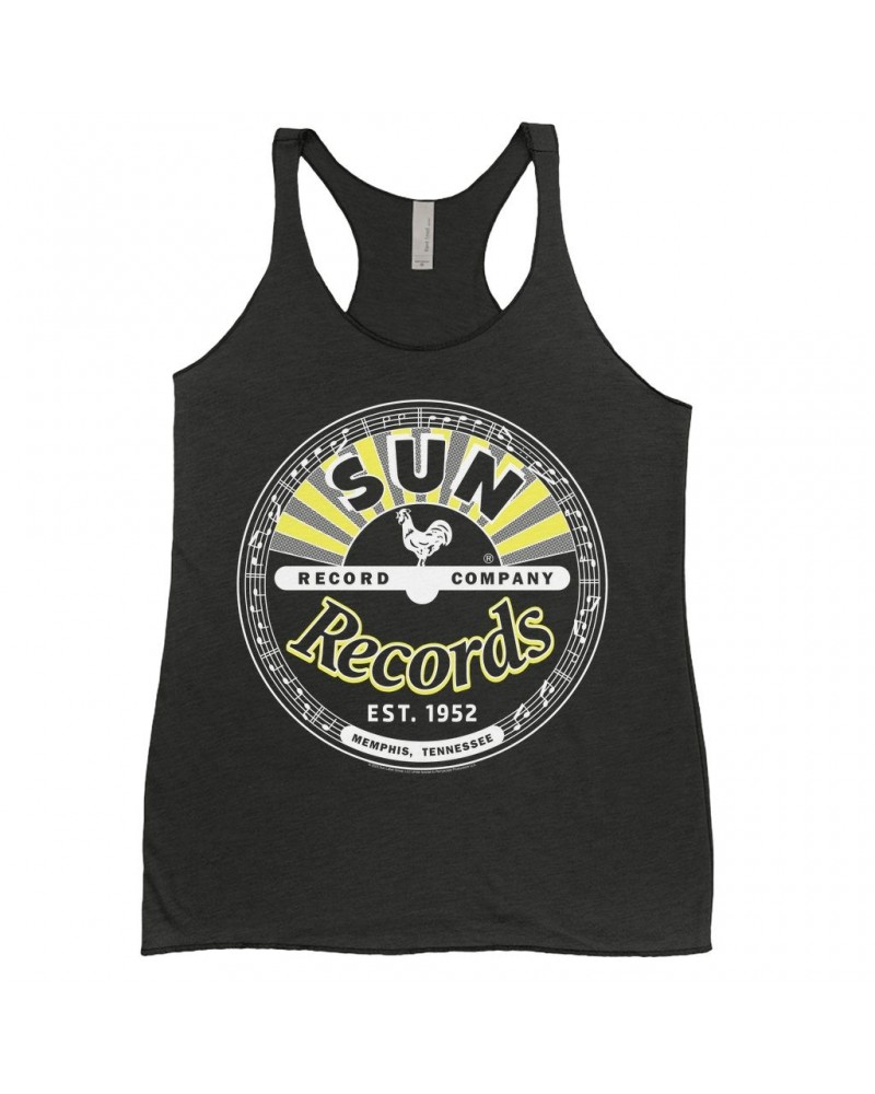 Sun Records Ladies' Tank Top | Sunshine Yellow 1952 Logo Shirt $13.61 Shirts