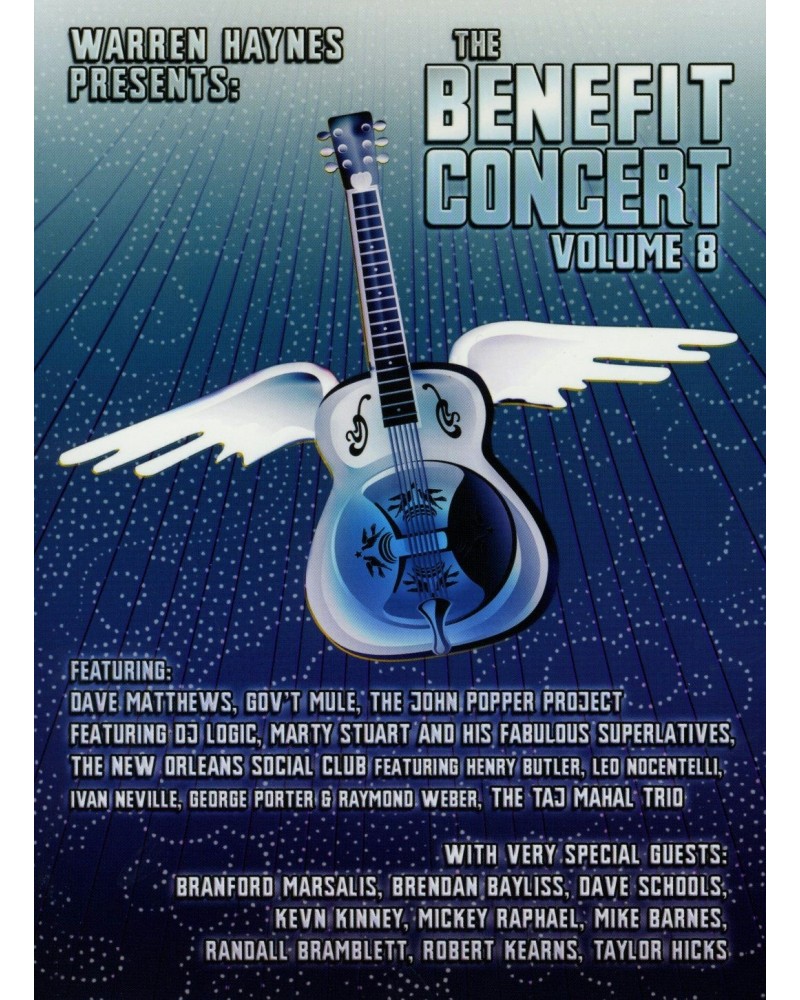 Warren Haynes BENEFIT CONCERT 8 DVD $8.19 Videos