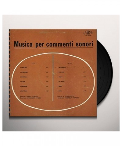 Brugnolini Musica Per Commenti Sonori Vinyl Record $13.65 Vinyl