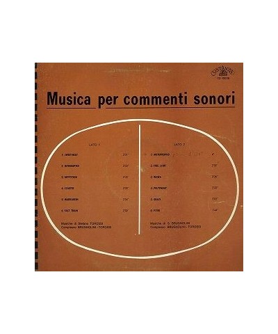 Brugnolini Musica Per Commenti Sonori Vinyl Record $13.65 Vinyl