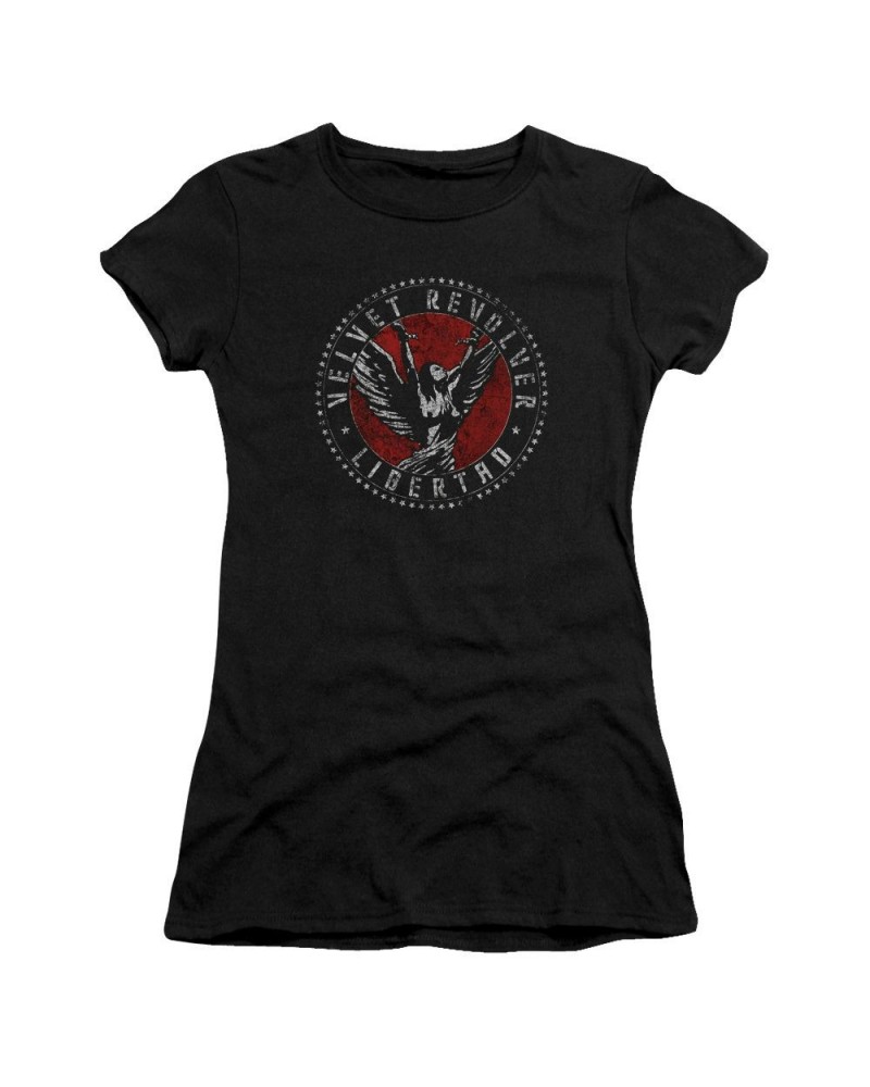 Velvet Revolver Juniors Shirt | CIRCLE LOGO Juniors T Shirt $8.00 Shirts