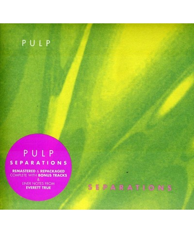 Pulp SEPARATIONS CD $7.60 CD