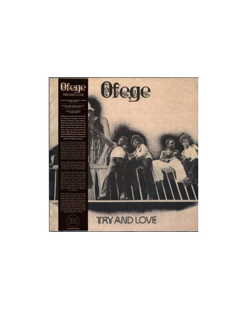 Ofege Try & Love Vinyl Record $11.97 Vinyl