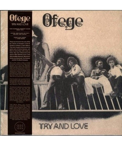 Ofege Try & Love Vinyl Record $11.97 Vinyl