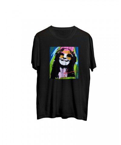 Janis Joplin Multicolor Black Photo T-shirt $6.25 Shirts