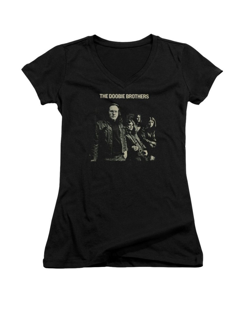 The Doobie Brothers Junior's V-Neck Shirt | BAND Junior's Tee $8.60 Shirts