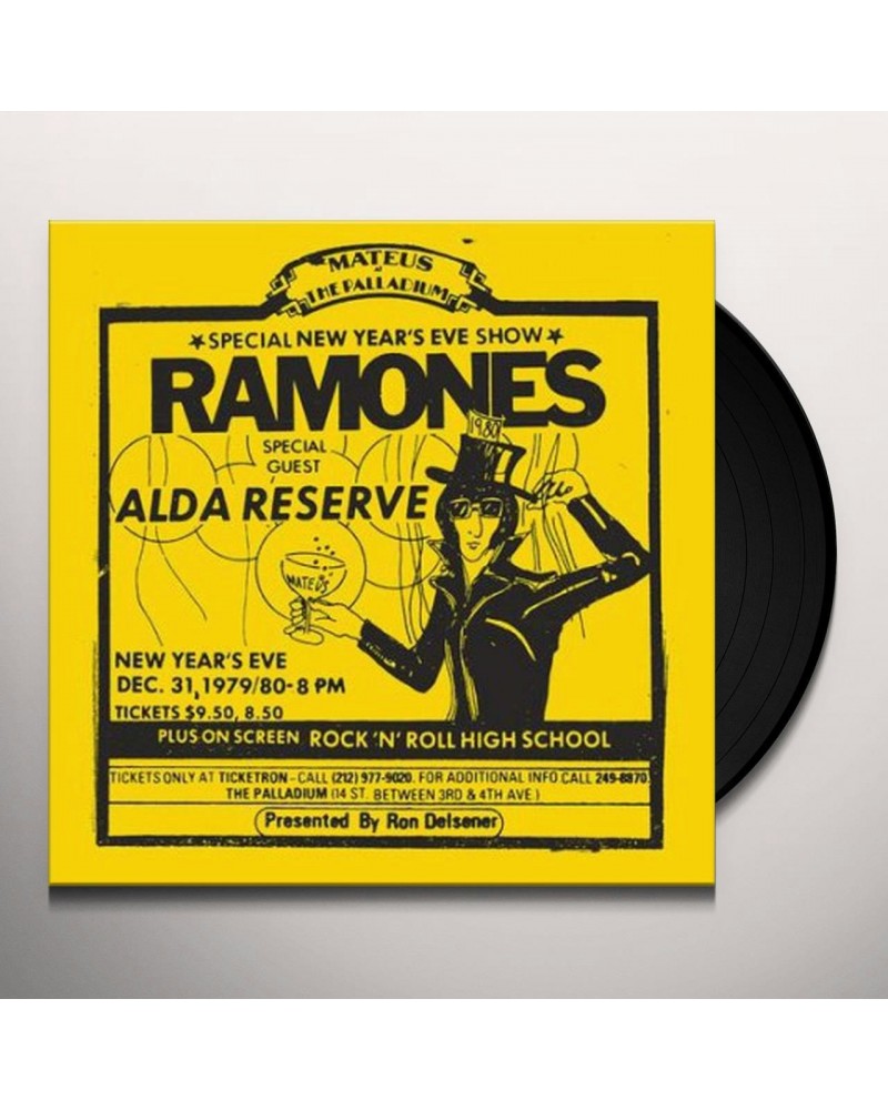 Ramones Live at The Palladium New York NY (12/31/79) Vinyl Record $13.60 Vinyl