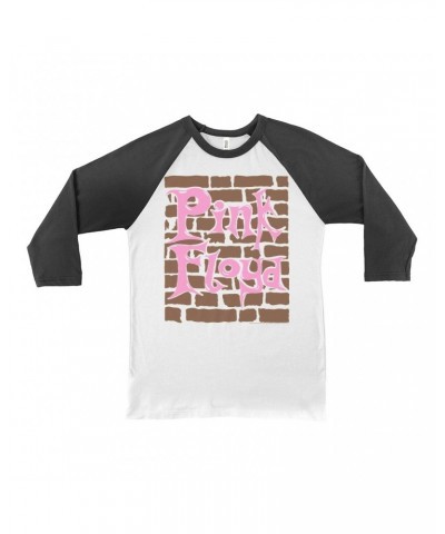 Pink Floyd 3/4 Sleeve Baseball Tee | Retro The Wall Shirt $14.98 Shirts