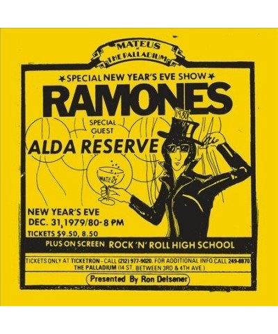 Ramones Live at The Palladium New York NY (12/31/79) Vinyl Record $13.60 Vinyl