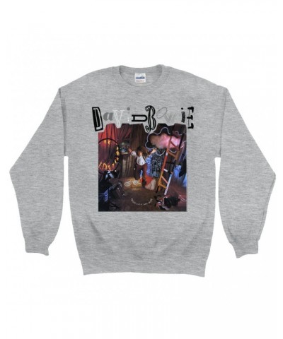 David Bowie Sweatshirt | Never Let Me Down Album Cover Sweatshirt $13.63 Sweatshirts