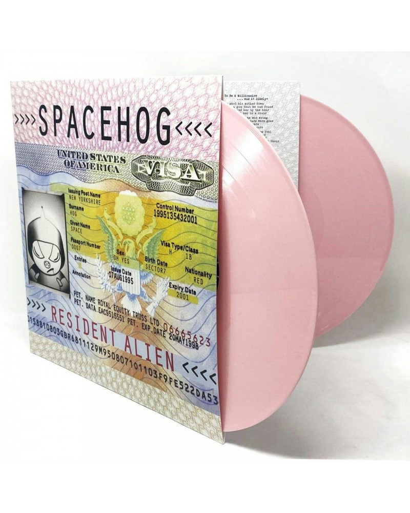 Spacehog RESIDENT ALIEN (LIMITED/2LP/PINK VINYL) Vinyl Record $13.35 Vinyl