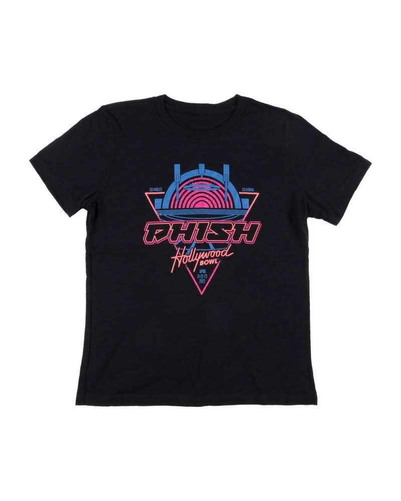 Phish Women's Hollywood Bowl 2023 Event Tee on Washed Black $9.68 Shirts