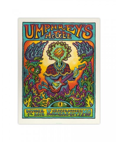 Umphrey's McGee KC Crossroads Kansas City 2018 Poster $14.40 Decor