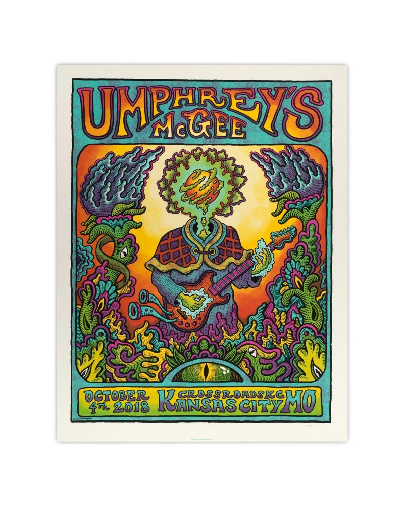 Umphrey's McGee KC Crossroads Kansas City 2018 Poster $14.40 Decor