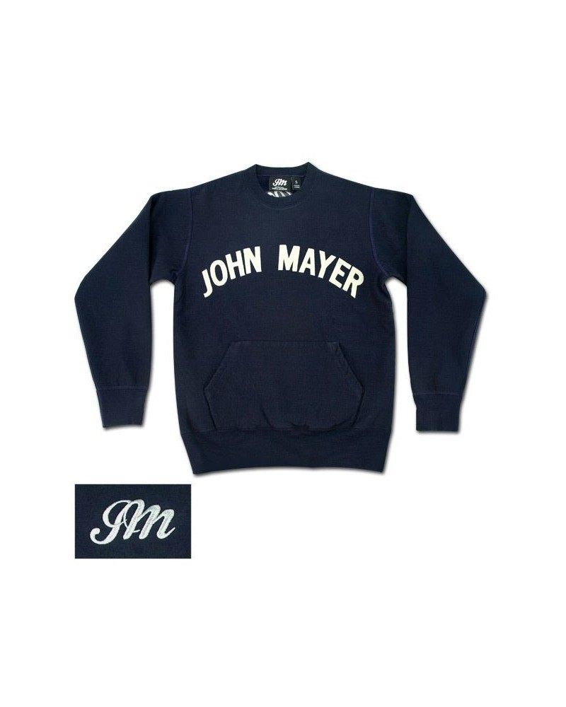 John Mayer Navy Crewneck Sweatshirt with Pocket $4.80 Sweatshirts