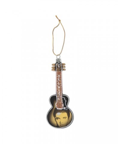 Elvis Presley Glass Face Guitar Ornament $1.99 Decor