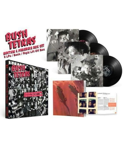 Bush Tetras RHYTHM AND PARANOIA: THE BEST OF BUSH TETRAS (3LP/BOOK) Vinyl Record $28.80 Vinyl