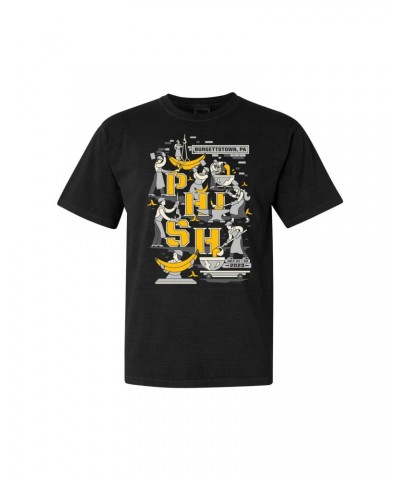 Phish Burgettstown 2023 Event Tee on Black $16.45 Shirts