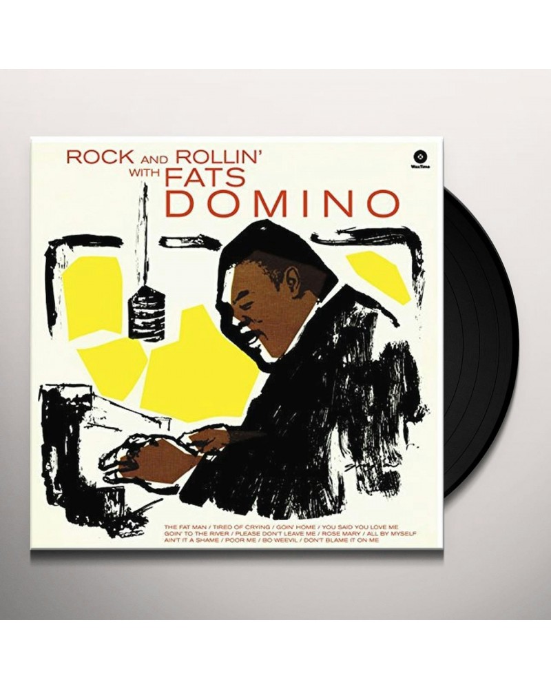 Fats Domino ROCK & ROLLIN WITH (BONUS TRACKS) Vinyl Record $16.50 Vinyl