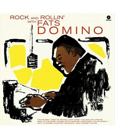 Fats Domino ROCK & ROLLIN WITH (BONUS TRACKS) Vinyl Record $16.50 Vinyl