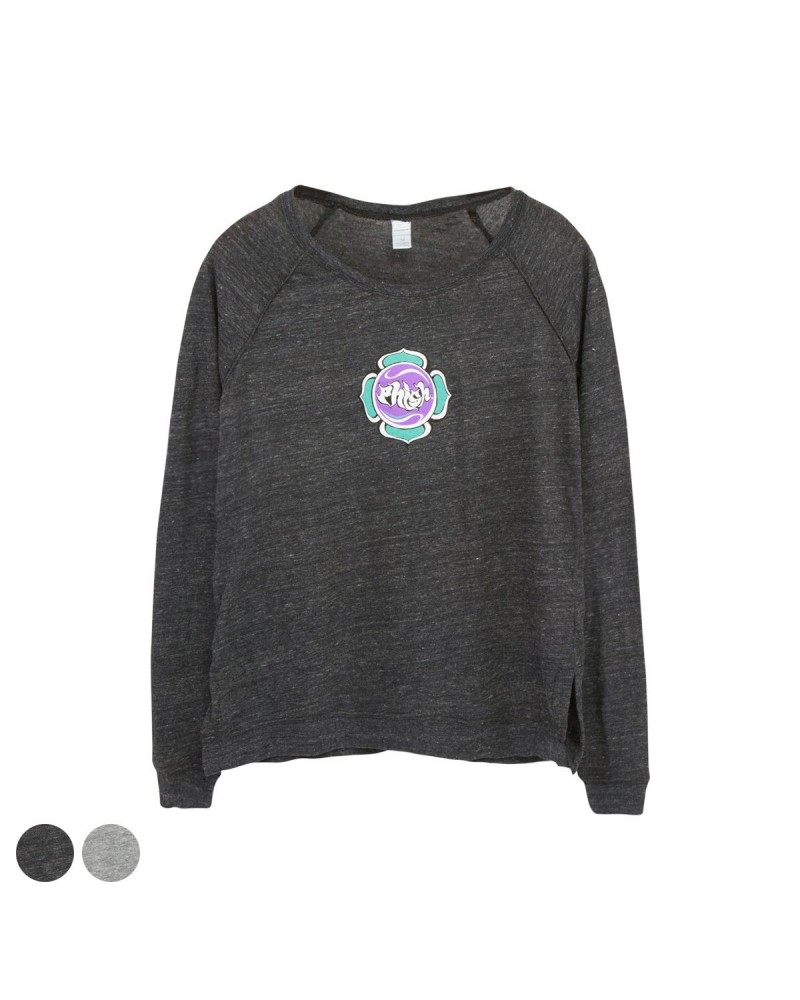 Phish Women’s Lotus Eco-Jersey Pullover $13.92 Sweatshirts