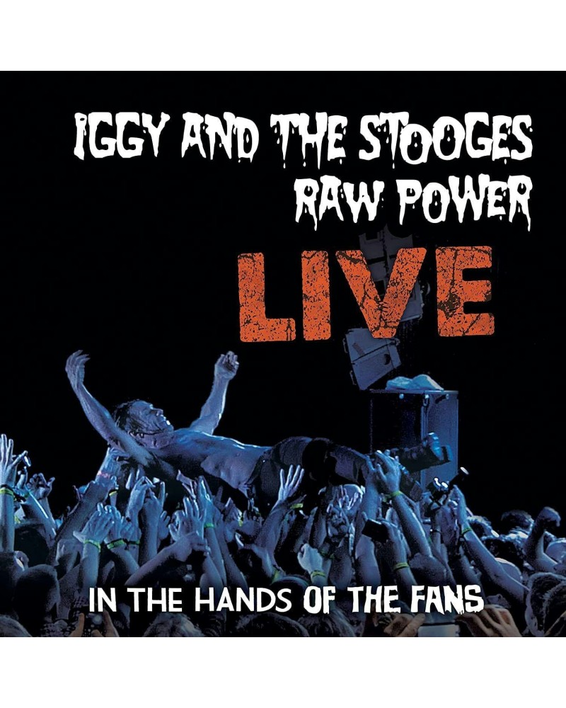 Iggy and the Stooges Raw Power Live: In The Hands Of The Fans (Clear with Red & Black Swirl) Vinyl Record $7.60 Vinyl