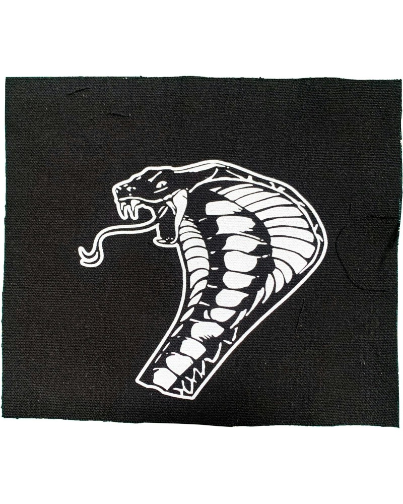 Plizzken Snake Head - Black - Patch - Cloth - Screenprinted - 6" x 6" $3.65 Accessories