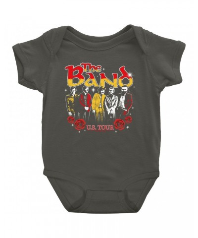 The Band Baby Short Sleeve Bodysuit | Retro U.S. Tour Distressed Bodysuit $8.18 Kids