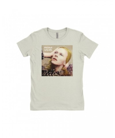 David Bowie Ladies' Boyfriend T-Shirt | Hunky Dory Album Cover Shirt $11.73 Shirts