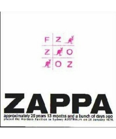 Frank Zappa FZ:OZ CD $10.81 CD