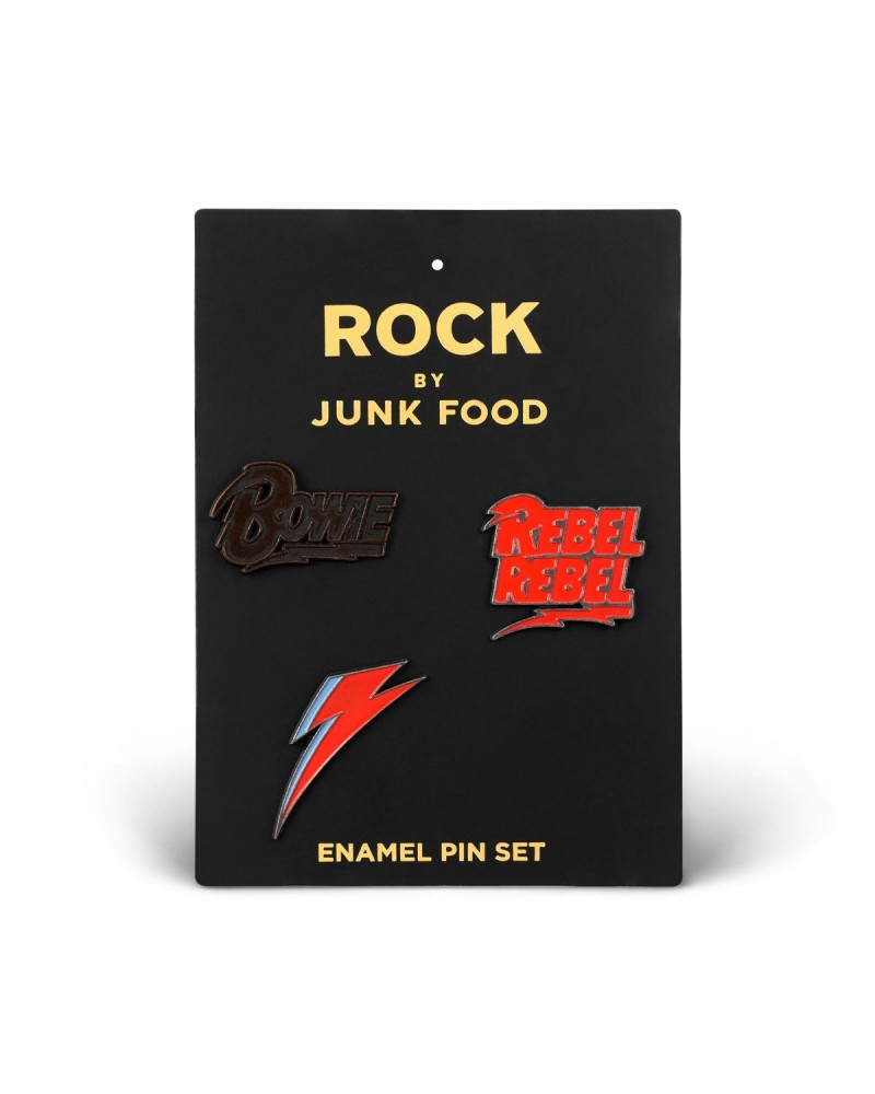 David Bowie Enamel Pin Set $7.20 Accessories