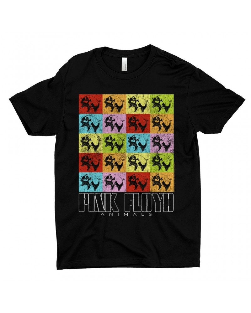 Pink Floyd T-Shirt | Animals Album Pop Art Distressed Shirt $10.48 Shirts