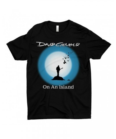 David Gilmour T-Shirt | On An Island Album Design Shirt $11.48 Shirts