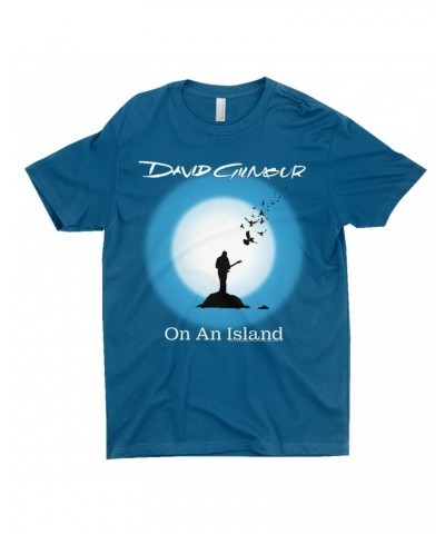 David Gilmour T-Shirt | On An Island Album Design Shirt $11.48 Shirts